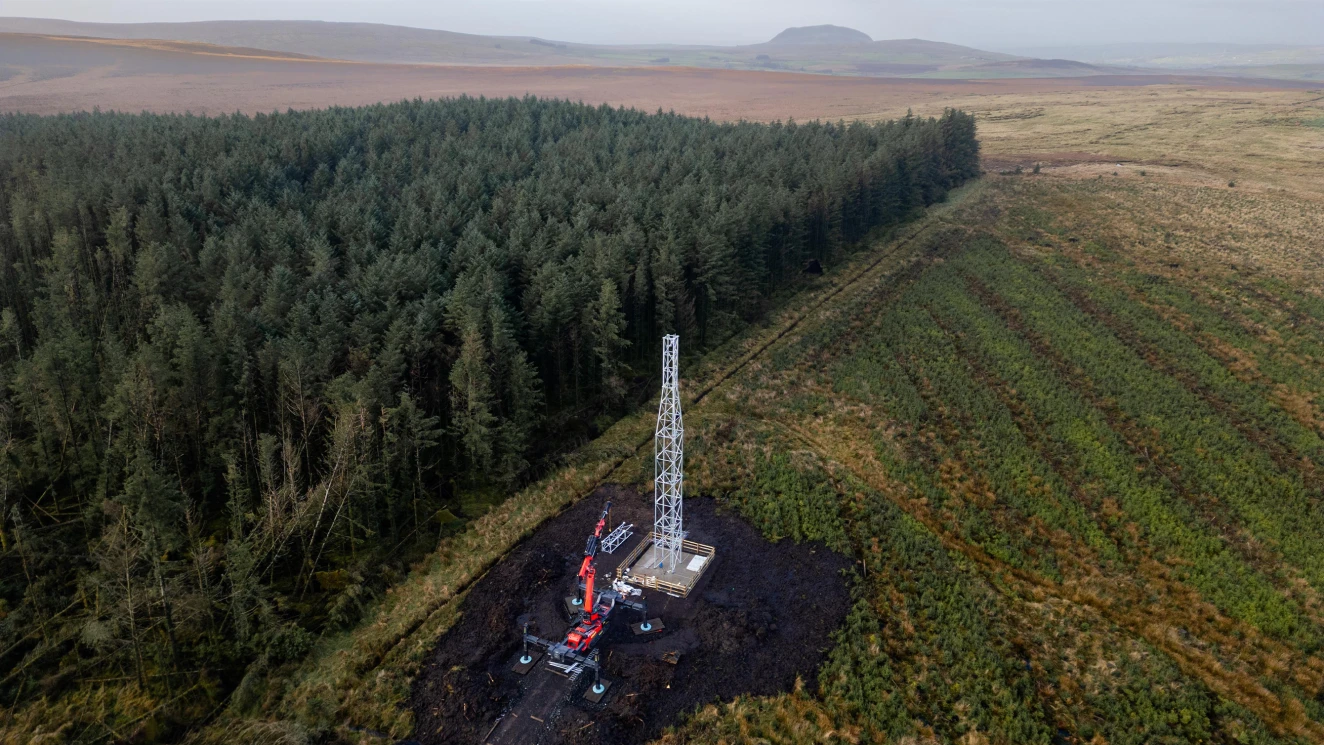 Remote tower erection
