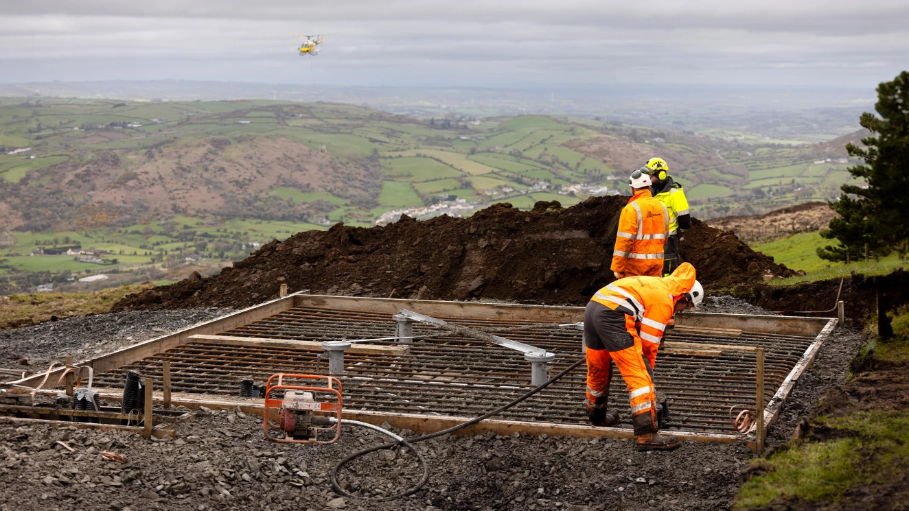 Greenfield remote mobile phone telecoms site