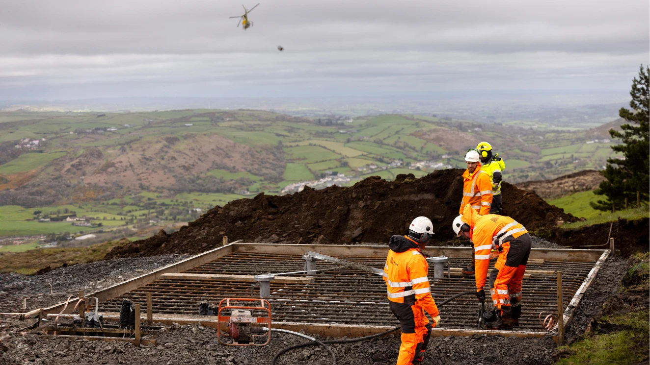 Greenfield remote mobile phone telecoms site